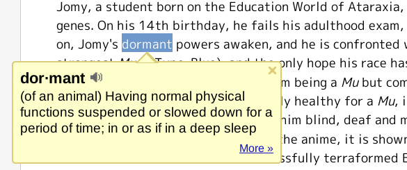 Google dictionary